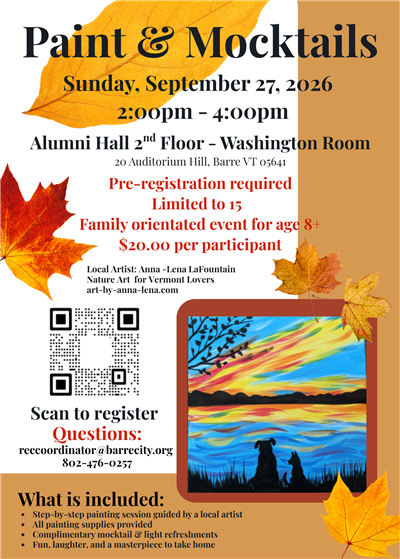 September Paint & Mocktails